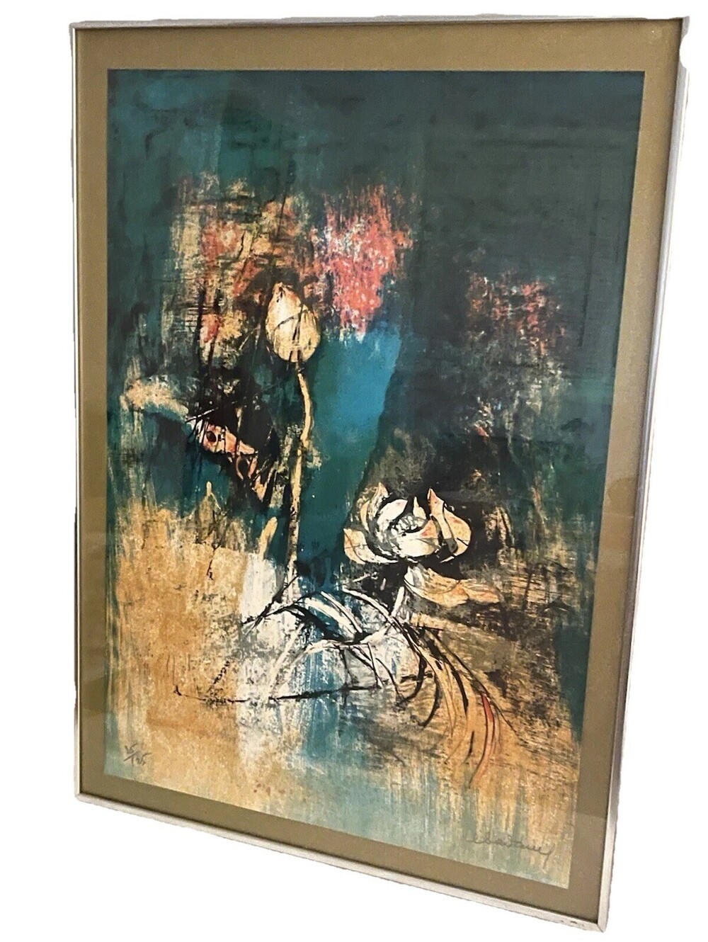 Hoi Lebadang Fleur De Nuit  Hand Signed Limited Ed Lithograph 25/125 Large
